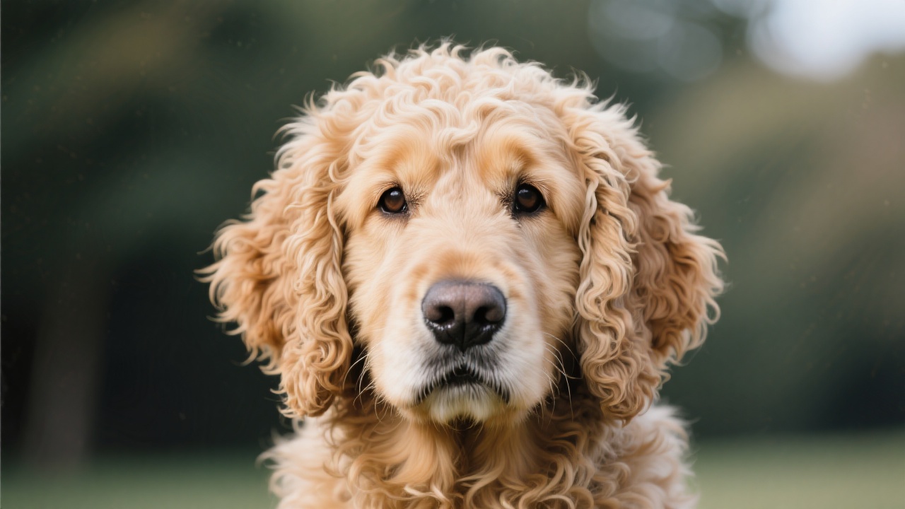 卷毛寻回犬 主视图